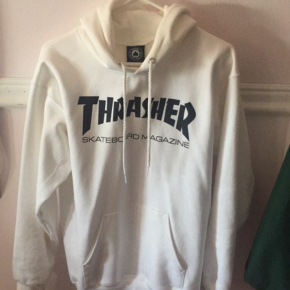 White Thrasher Hoodie SMALL 🔥🔥